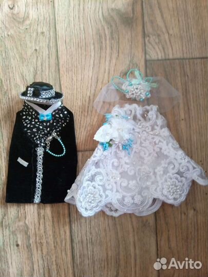 Свадебный аксессуар жених и невеста