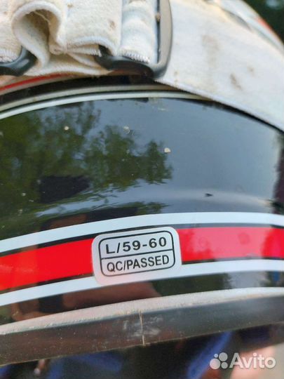 Кроссовый шлем с очками