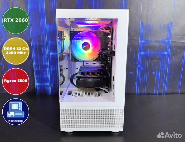 Домашний комп AMD5500-RTX2060-32DDR4-BGN019674-A520