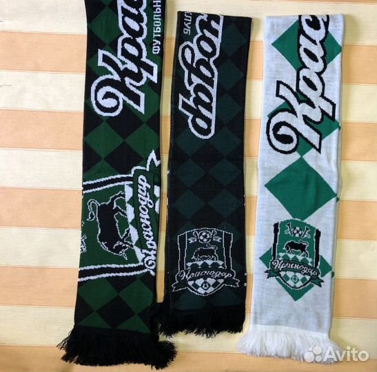 Футбольные шарфы фк Краснодар и другие