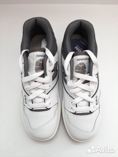 New Balance 550 White Grey Dark Grey