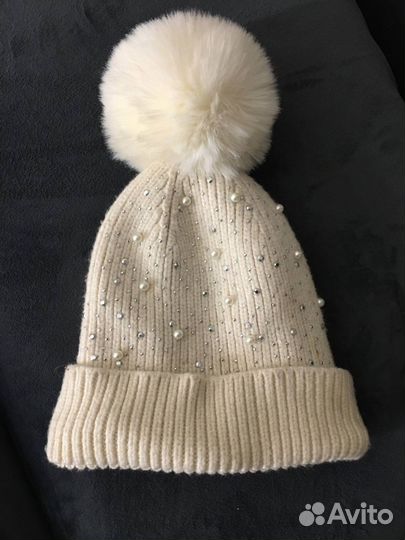 Шапка зимняя для девочки 1,5 года