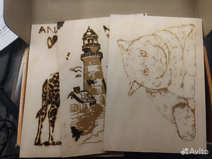 Набор для выжигания по дереву бу