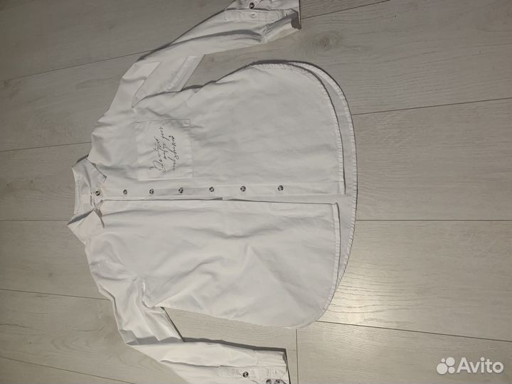 Рубашка с принтом для девочки