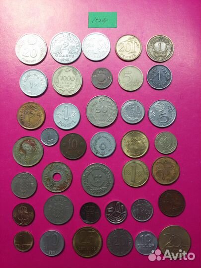 Монеты иностранные наборы