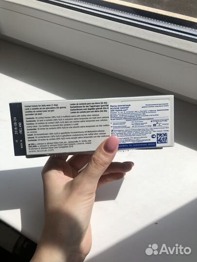 Контактные линзы acuvue oasys 1.25