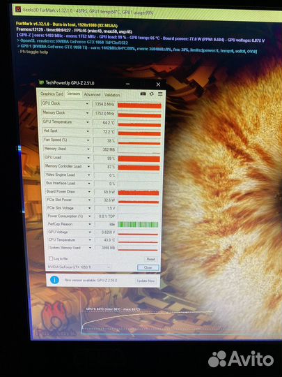 Видеокарта Palit GeForce GTX 1050 TI 4GB