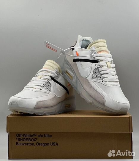 Кроссовки мужские Nike Air Max 90 & Off-White