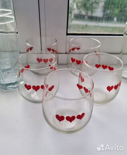 Хрустальные бокалы, рюмки и стаканы из стекла СССР