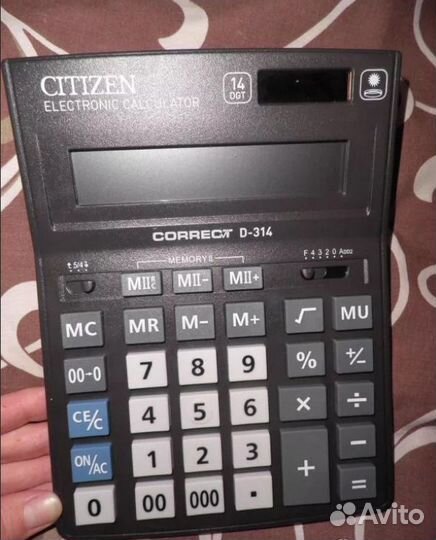 Калькулятор citizen D-314