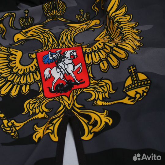 Шорты мма Alfa Brend Camo черные (XL)