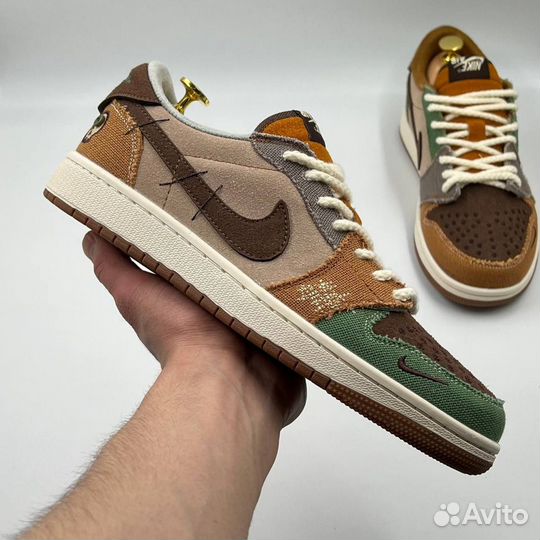 Кроссовки женские Nike Air Jordan 1 Low & Zion Voo