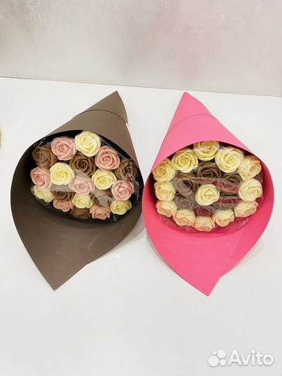 Шоколадные пельмени розы пионы букет