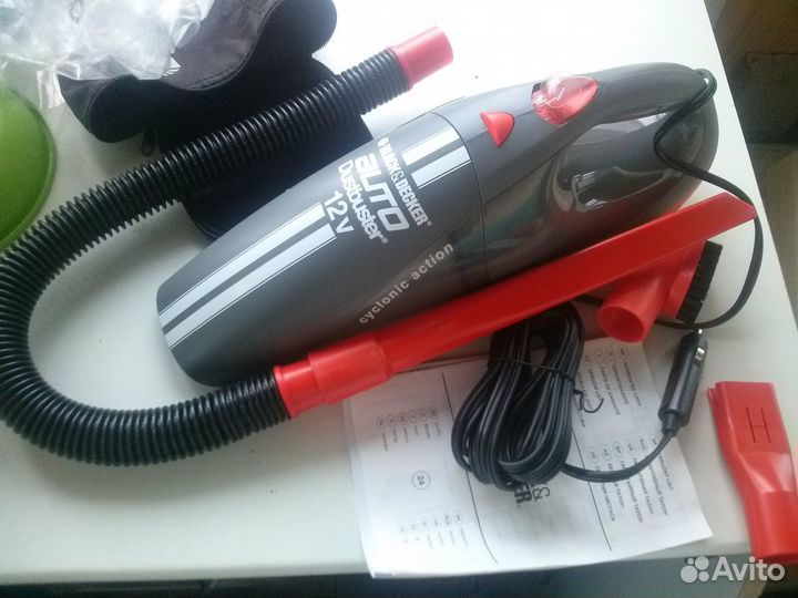 Автомобильный пылесос black decker