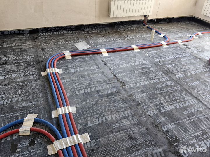 Монтаж систем отопления. Теплые полы