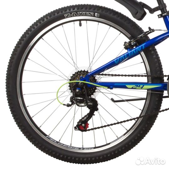Подростковый велосипед Novatrack Valiant 24, синий