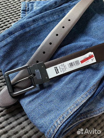 Ремень мужской Levi's оригинал двусторонний