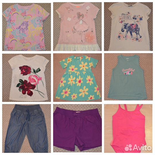 Летняя одежда для девочки 140-146