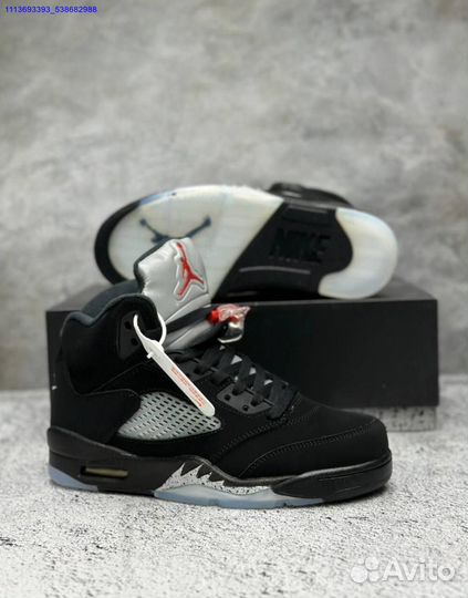 Nike Air Jordan 5 Retro Black Metallic