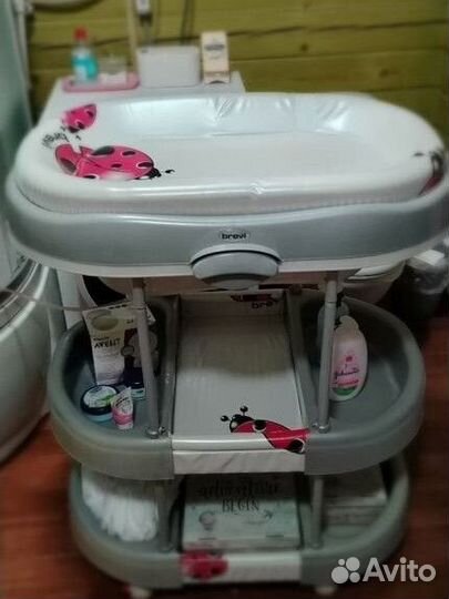 Ванночка и пеленальный стол 2в1