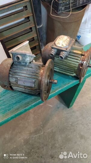 Электродвигатель б/у трехфазный