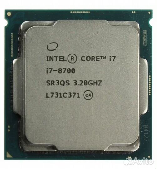 Процессор i7 8700 lga1151v2