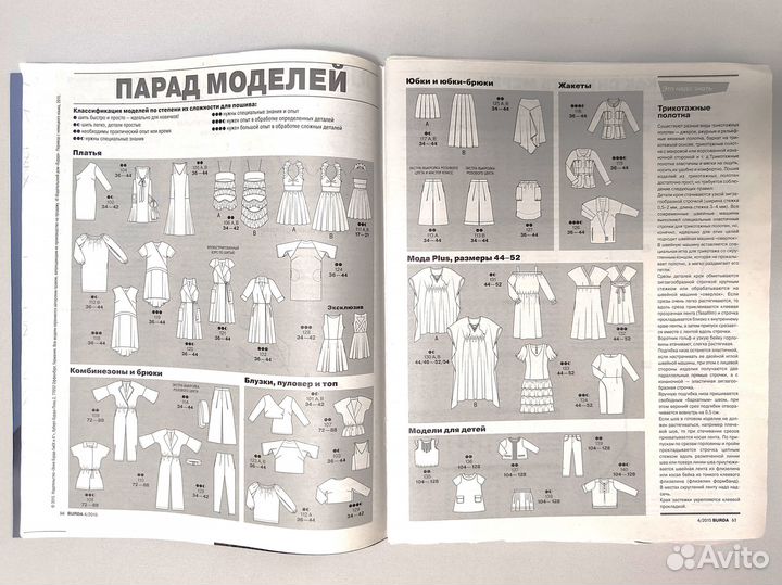 Журналы Бурда 2015 Burda 2015, 3 номеров