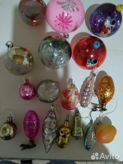 Елочные игрушки советские СССР