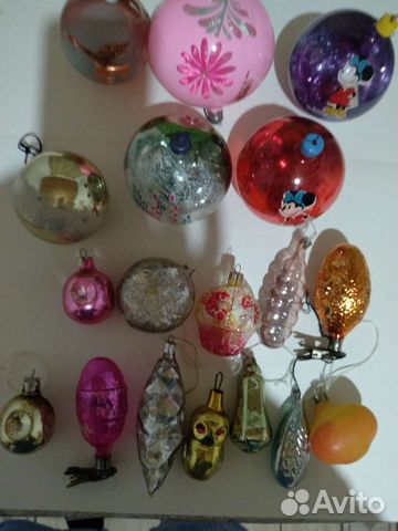 Елочные игрушки советские СССР