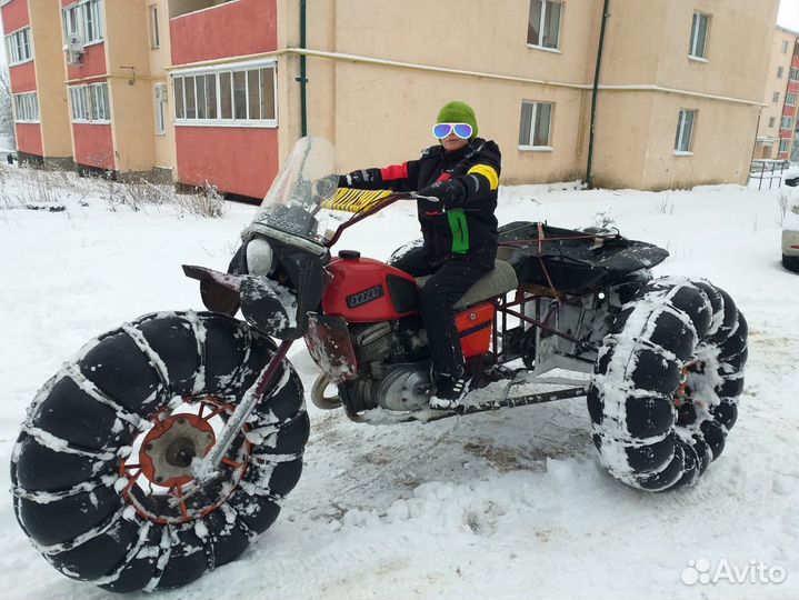 Самодельный вездеход из мотоцикла Иж Планета-3