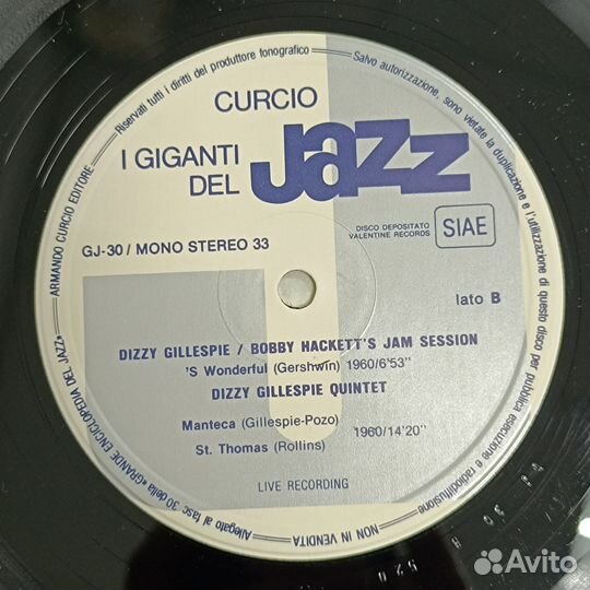 Art Blakey,Max Roach Sextet, Dizzy Gillespie винил