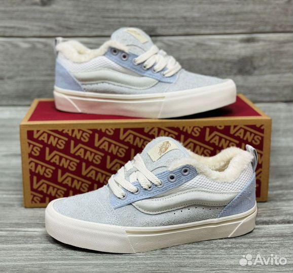 Кеды Vans Knu Skool с мехом женские