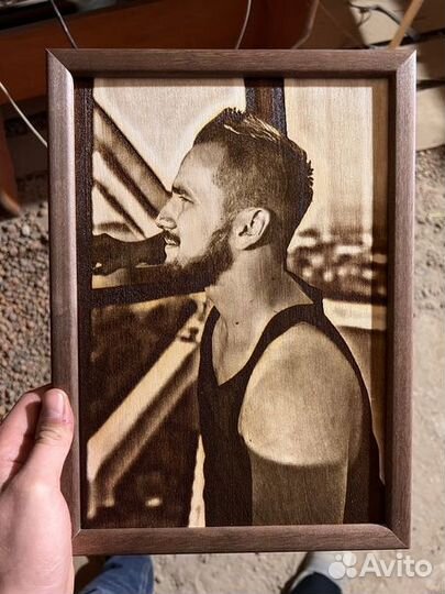 Выжигание портретов на дереве