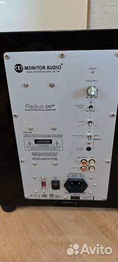 Сабвуфер Monitor audio radius 370 hd