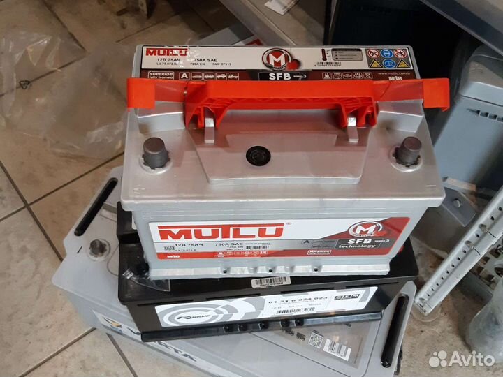 Аккумулятор Mutlu calcium silver 75 Aч рос
