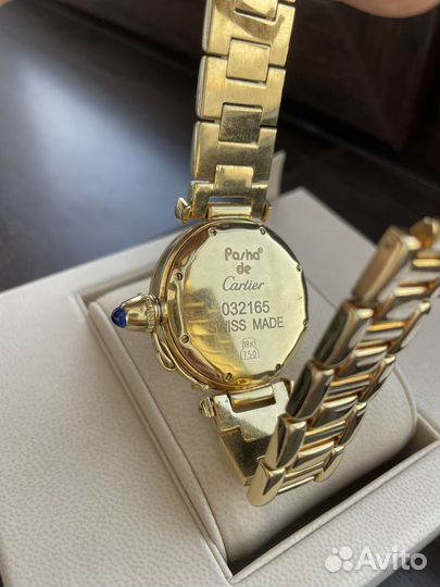 Золотые часы Cartier Pasha
