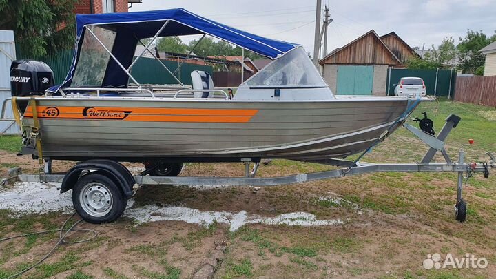 Моторная лодка wellboat 45 JET NEW
