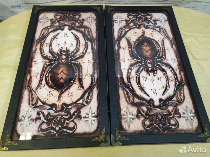 Нарды паук скорпион ручная работа