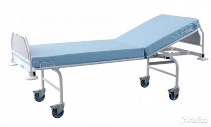 Медицинская кровать классическая, с подъемом спины