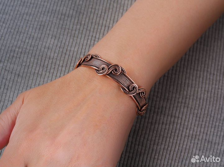 Женский браслет Медь Ручная работа Wire Wrap Art