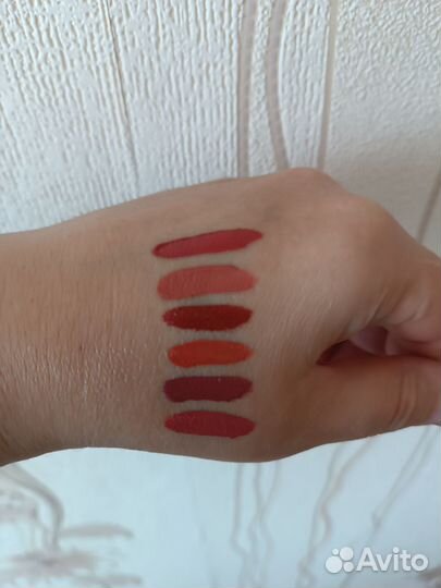 Помада для губ, набор 6 шт