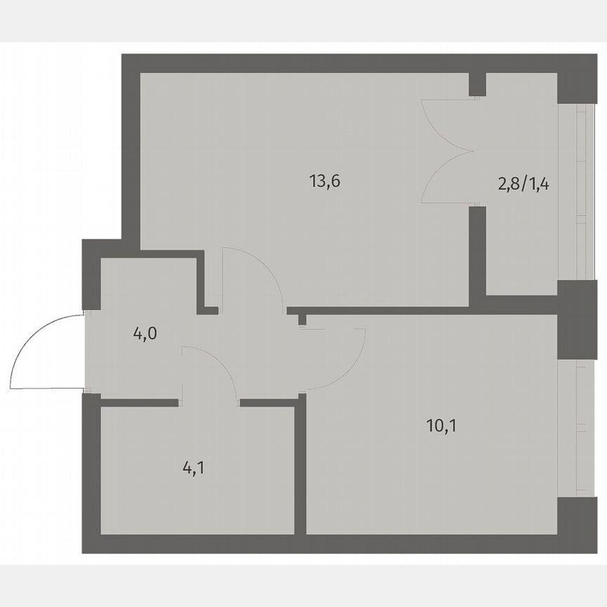 1-к. квартира, 33,2 м², 5/11 эт.