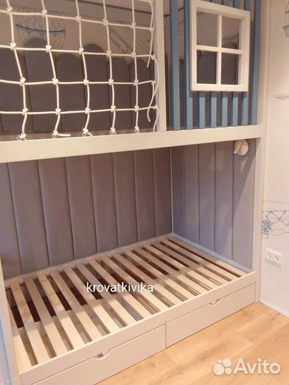 Детская кровать двухъярусная