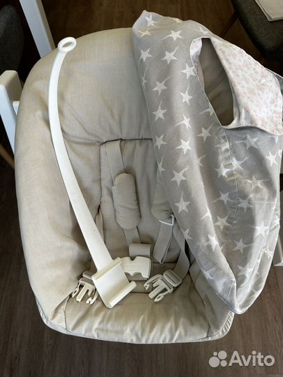 Шезлонг stokke trip trap newborn