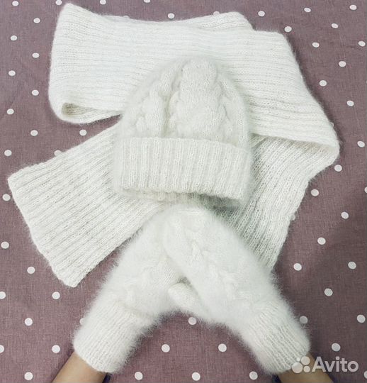 Комплект из собачей шерсти