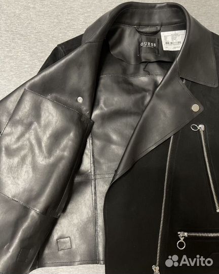 Кожаная куртка guess