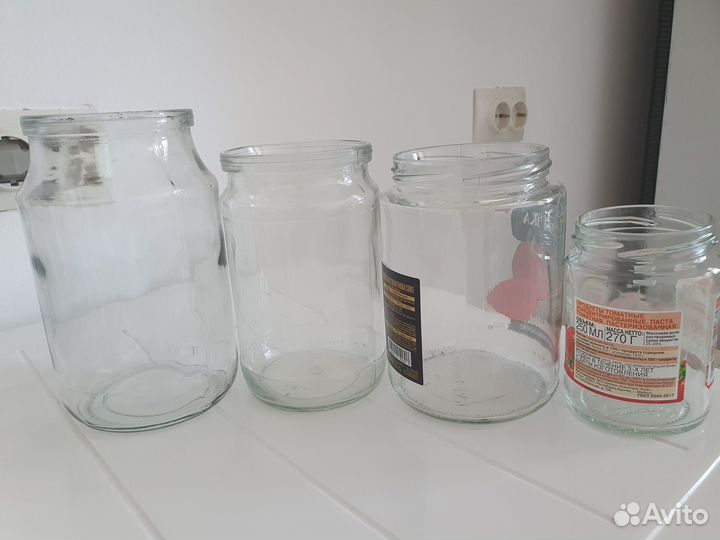 Банки стеклянные