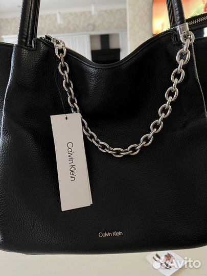 Сумка кожаная Calvin Klein