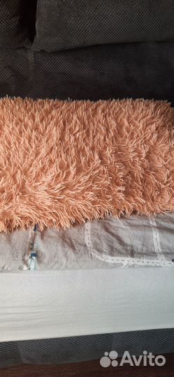 Плед пушистый травка