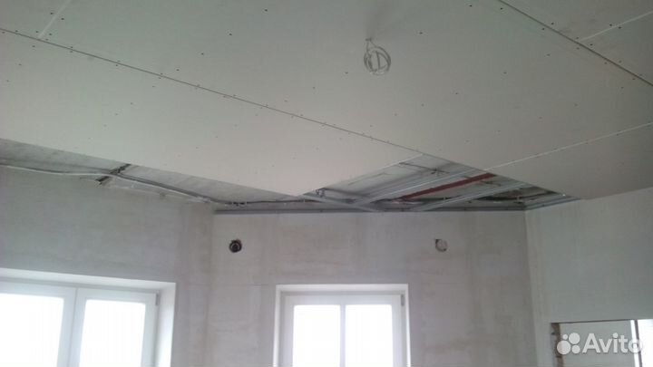 Гипсокартон, ламинат, электрика